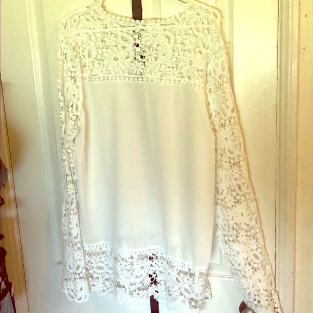 White Lace Top
